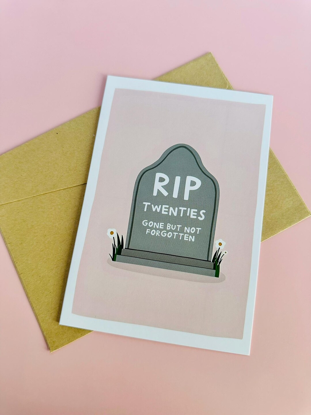 Handmade Funny Birthday Card – “RIP Twenties” for the 30th Birthday ...