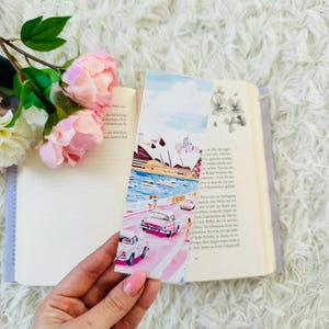 Bookmark Sydney - Bookmark Australia - Cute bookmark for all who love to read - Bookworm - Love of reading - Gift idea