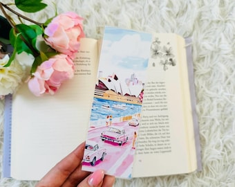 Bookmark Sydney - Bookmark Australia - Cute bookmark for all who love to read - Bookworm - Love of reading - Gift idea