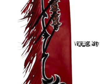 Hand-Tooled Leather Rodeo Chaps: Custom Western Bull Riding Gear