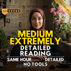 Honest Medium Reading, Same Hour Psychic Reading,Spiritual Guidance, Accurate Love Reading,Fast Psychic Predictions, Blind Psychic Reading