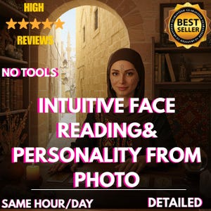 Lecture intuitive du visage à partir d'une photo à la même heure Perspicacité de la personnalité et lecture de l'énergie psychique