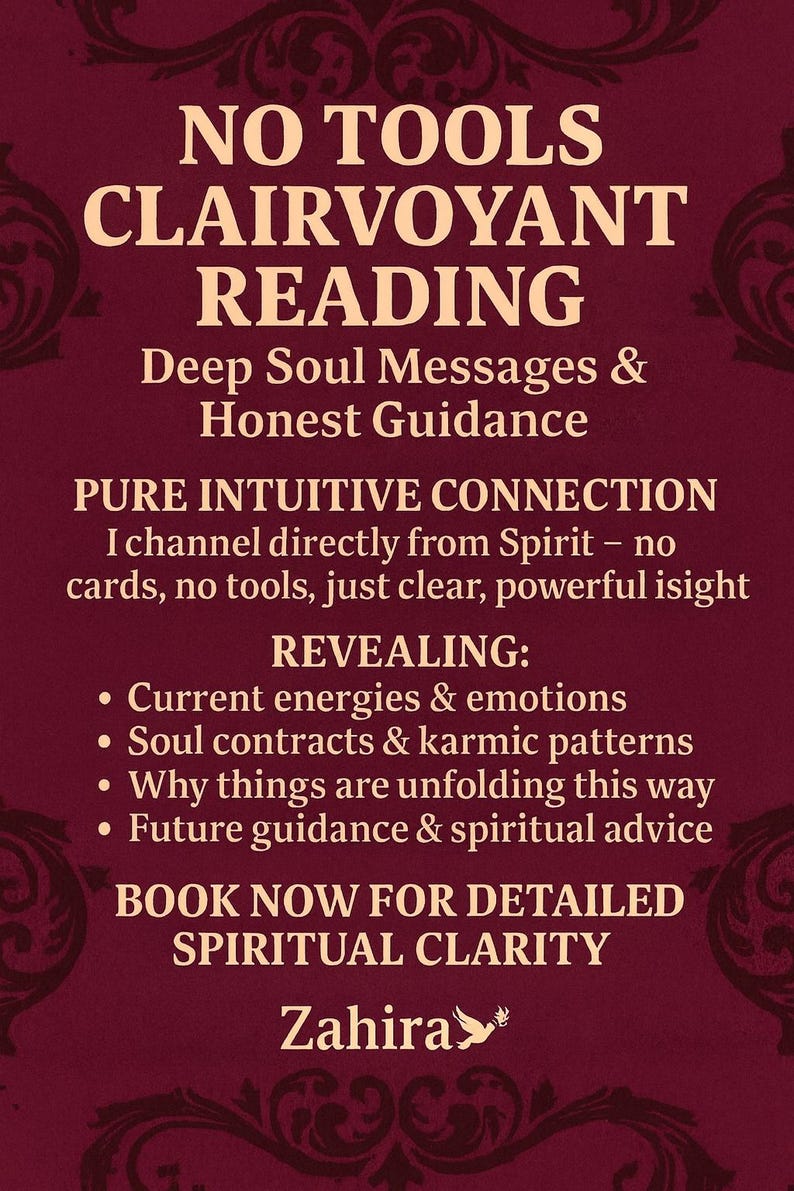 Same Hour Clairvoyant Reading, No Tools, Spiritual Guidance image 3