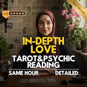 Same Hour In Depth Love Tarot Reading , Same Day , No Sugarcoating,  Honest Psychic Answers About Love and Relationships