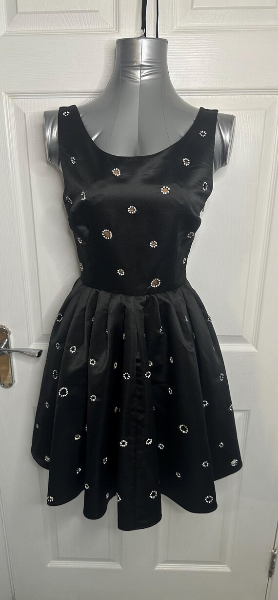 Rare Kate Moss for Topshop Limited Edition Crystal Embellished Black Satin  Dress  UK 6 / US 2 / EU 34 - Etsy Canada