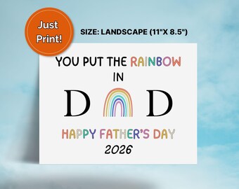 Arte para el Día del Padre, Regalo de última hora para el Día del Padre, Regalo conmovedor para el Día del Padre, Recuerdo imprimible, Descarga digital instantánea