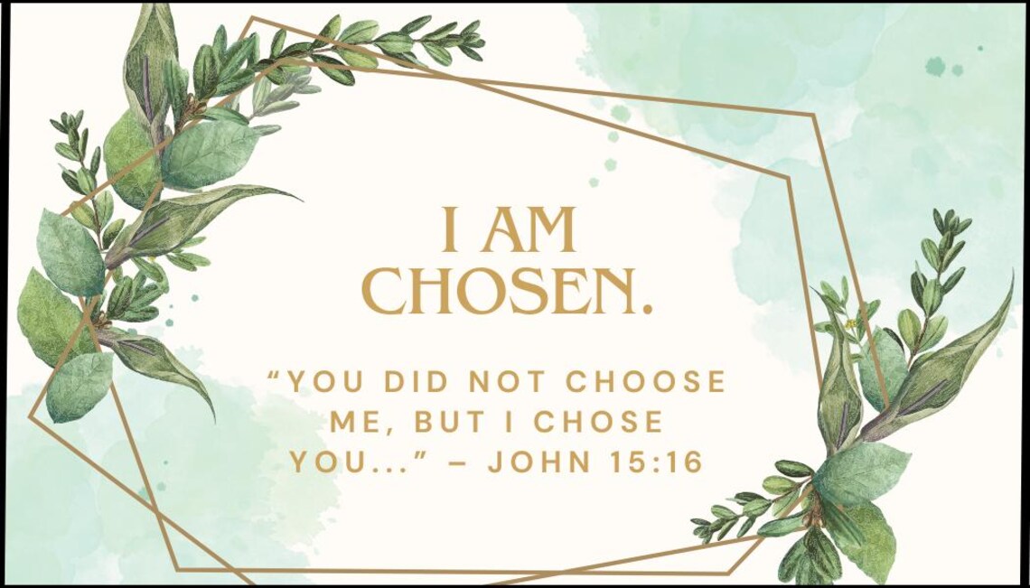 Biblical “I Am” Affirmation Cards – Printable Christian Declarations ...