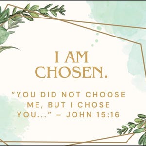 Biblical “I Am” Affirmation Cards – Printable Christian Declarations ...