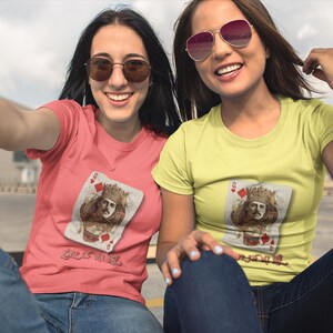 Camiseta vintage del Rey de Corazones - El amor de mi vida / Camiseta unisex genial para gamers, amantes de las cartas, San Valentín y ropa informal