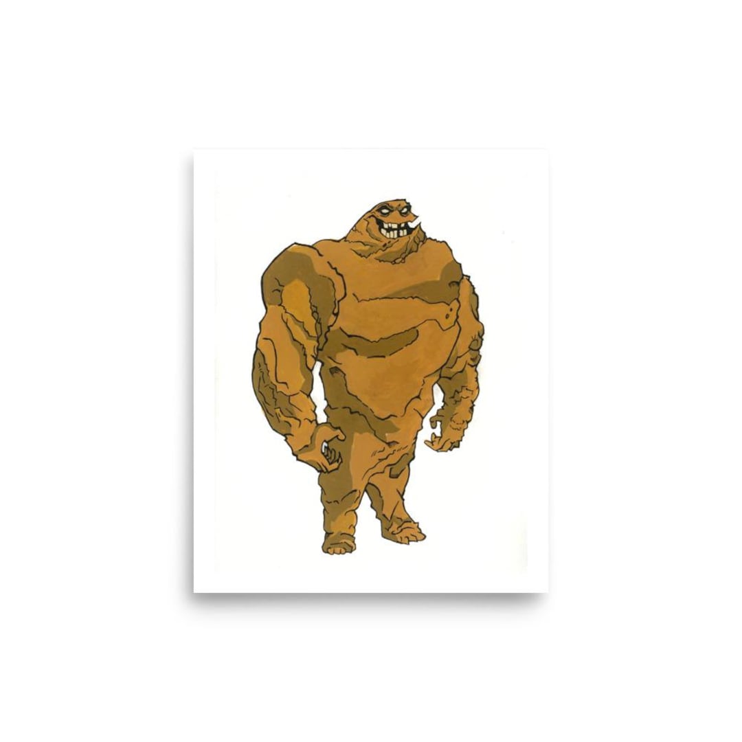Clayface Batman the Animated Series Character Art Print - Etsy