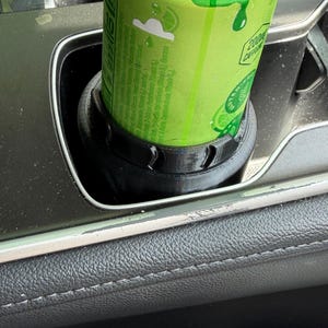 3D Printed Slim Can Cup Holder Adapter | Energy Drink Can Insert for Car | Fits Standard Cup Holders | Multiple Colors | Bulk Discounts image 1