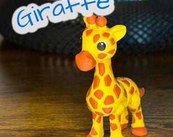 Gallant Giraffe – Cute 3D Printed Fidget Toy with Articulating Legs | Safari Animal Toy | Bulk Discount
