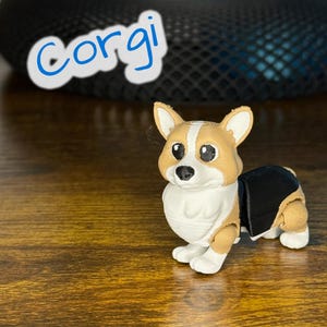 Articulated Corgi – Wiggle Dog with Moving Joints | Bulk Discounts