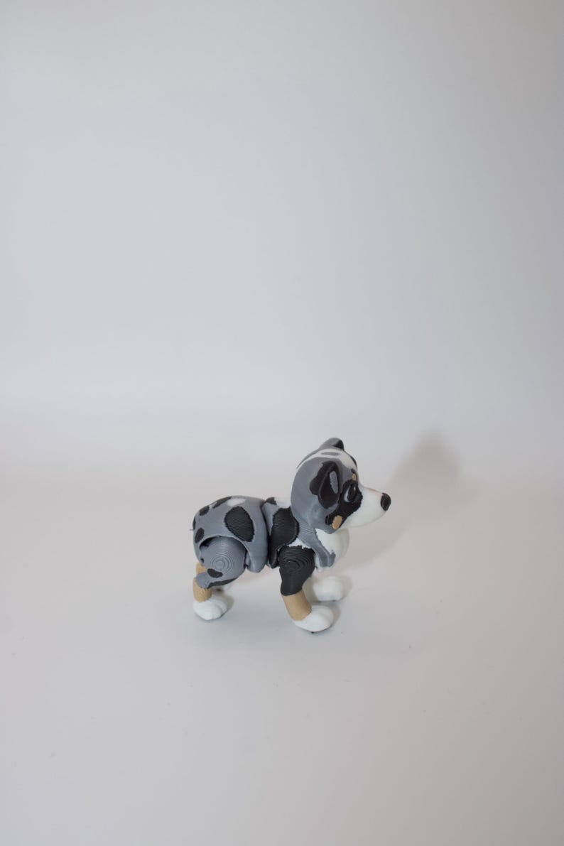 Australian Shepherd Articulated Dog Toy – Fidget Pet with Movable Joints | Bulk Discounts image 3