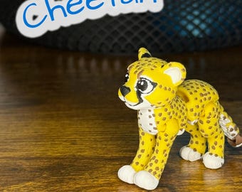 Chasing Cheetah – Ghepardo giocattolo articolato e stampato in 3D