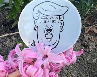 Fdt h!tler trump sticker