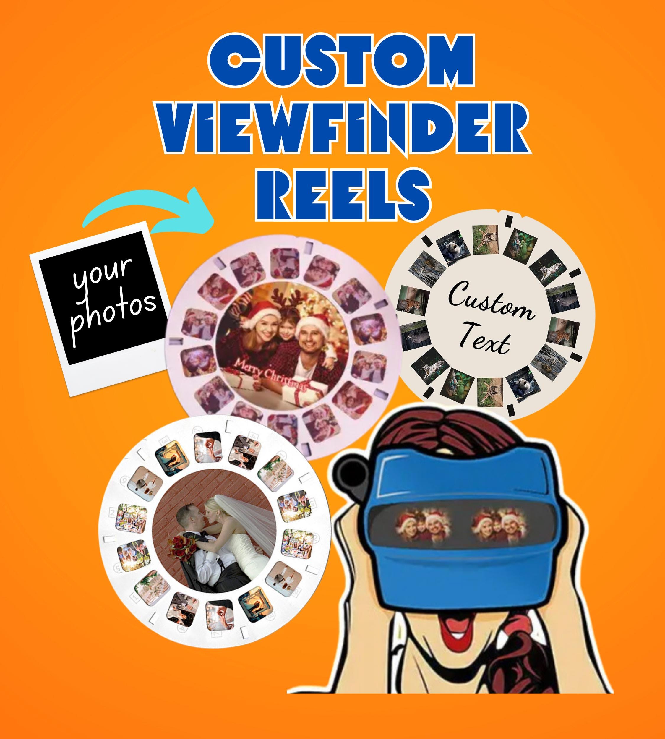 Personalized 3D Viewfinder Photo Reel – Custom Engraved Insert (Reel Only)