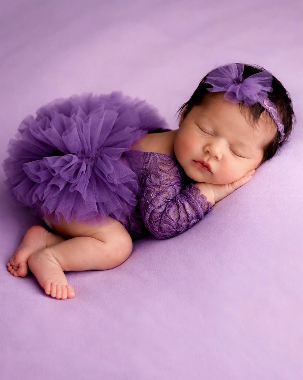 Newborn Purple Dress - Etsy Newborn Purple Dress - Etsy