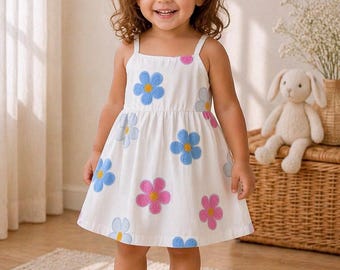 Floral Toddler Girl Dress 2T