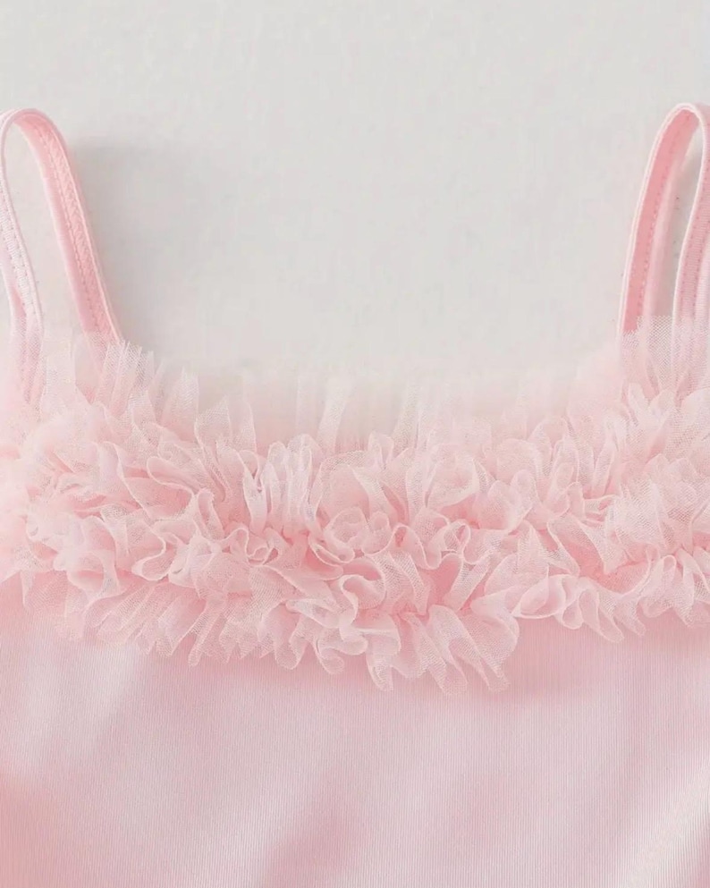 Baby Pink Ruffle Bodice Tutu Dress – Ballet Outfit, Special Occasion ...