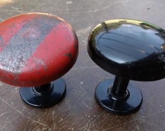 2 Vintage Door Knobs Mid Century
