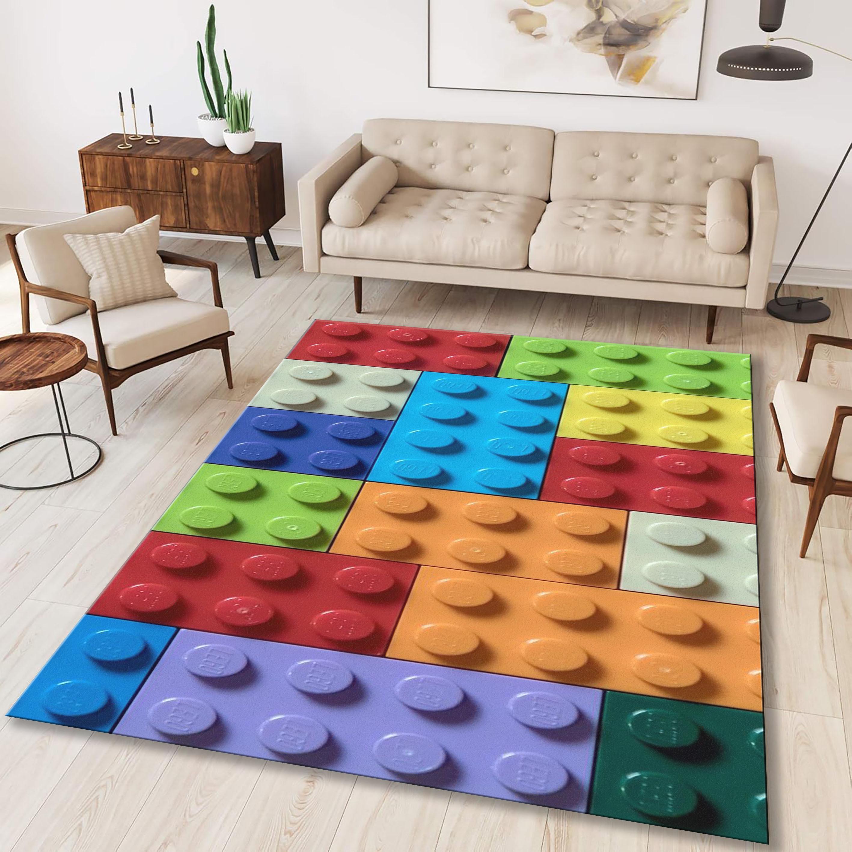 Red Lego Rug Lego Brick Rug, Colourful Playroom Decor, Kids Room Rug - Etsy Australia