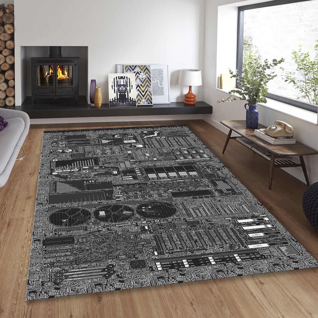 Noce Pixel Rug Personalized Pixel Rug, Custom Design Area Rug - Etsy