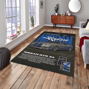 Nissan Gt R Rug Nissan Skyline R34 Rug - Etsy