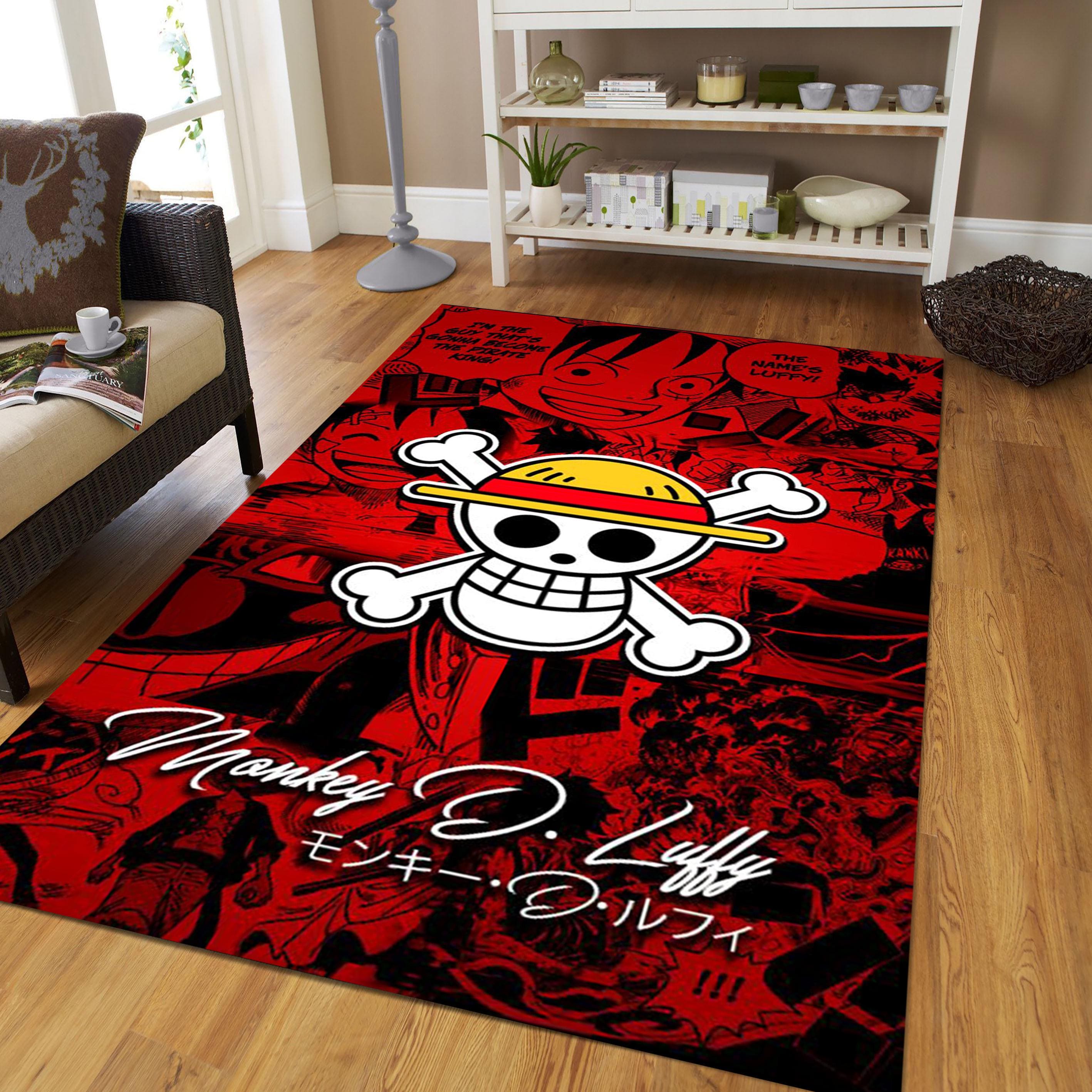 One Piece Luffy Rug - Etsy