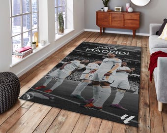 Alfombra de fútbol del Real Madrid, diseño de campeón