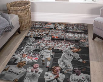Real Madrid Champion Rug: Soccer Fan Gift, Kid's Room Decor