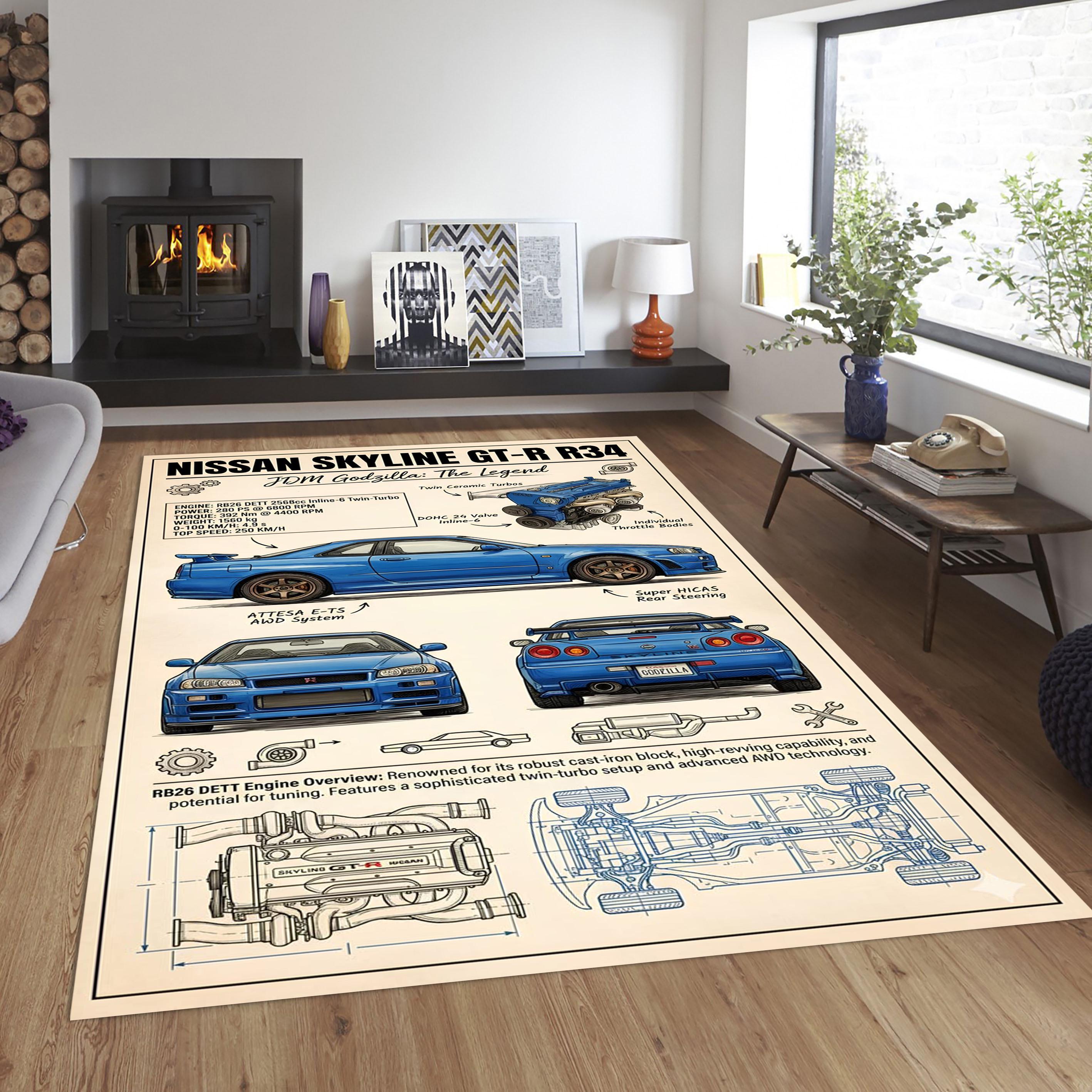 R34 Skyline Rug - Etsy