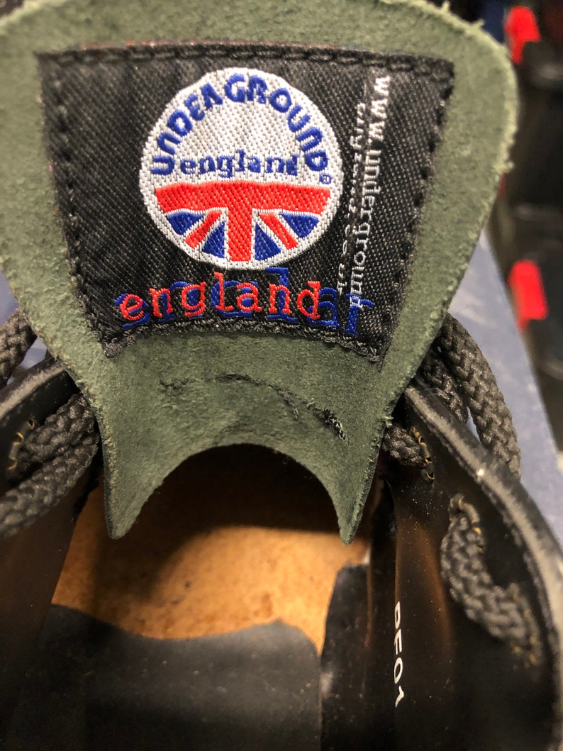 Underground England Creepers Pink Black Fur Oxford Unisex UK 7 Etsy