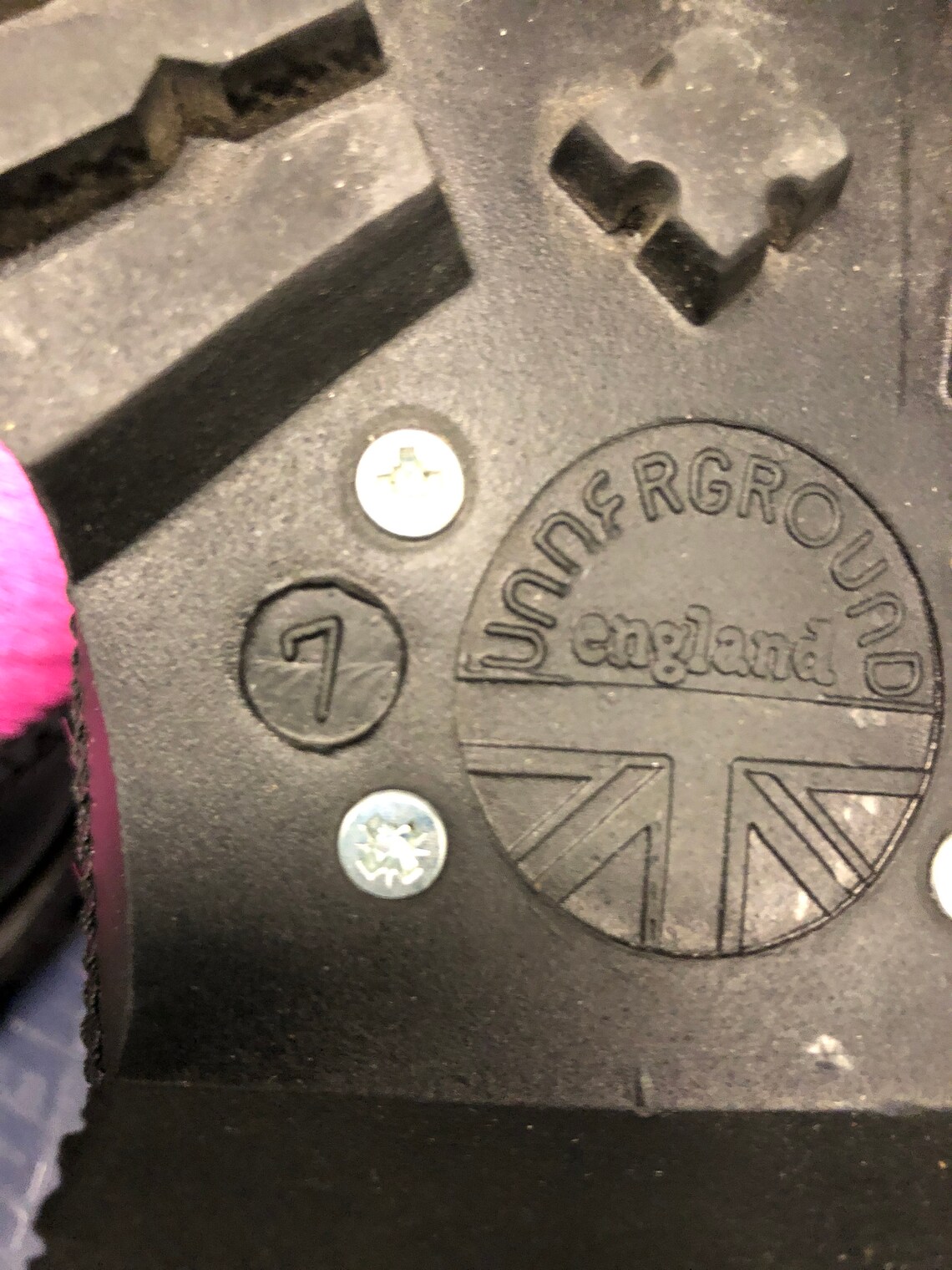 Underground England Creepers Pink Black Fur Oxford Unisex UK 7 Etsy