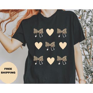 Nurse Coquette Shirt, Coquette Stethoscope T-Shirt, Registered Nurse Shirt, Cute Nursing Shirt, Leopard Print Nurse Tee, BSN RN Gift,