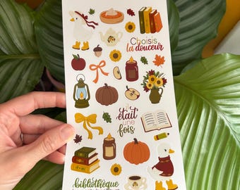 Planche Stickers Automne