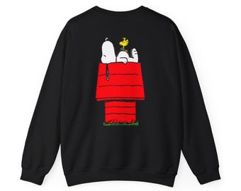 Snoopy and Woodstock Red Doghouse Sweatshirt