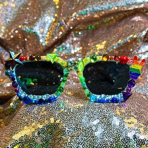 Pride Rhinestone Sunglasses