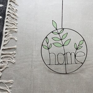 Stained Glass Olive Branch Home Decoration Handmade Colored Glass Plant Suncatcher HOME image 5