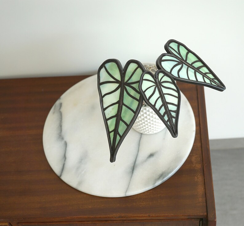 Stained Glass Philodendron MADE TO ORDER image 4