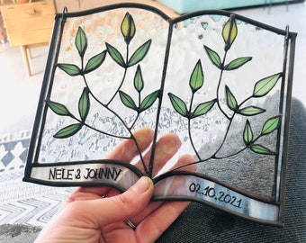 Stained Glass Book - Wedding gift
