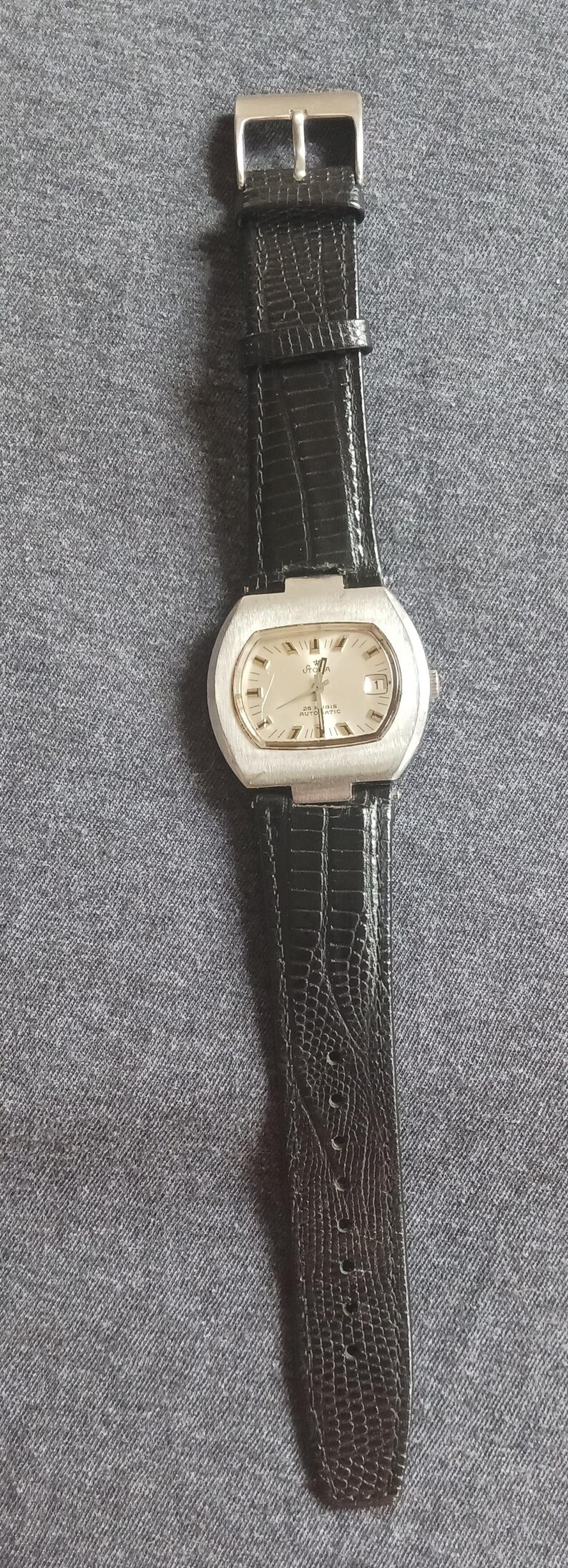 Reloj Stowa vintage para hombre, fabricado en Suiza, con movimiento Duromat. imagen 2