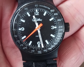 vintage 1979 Chateau Swiss made mechanical racing watch