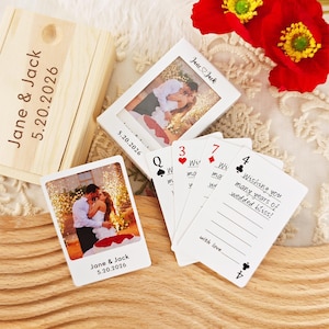 Custom Guest Book, Personalized Guest Book Deck, Signing Book, Wedding Guest Book Alternative, Wedding Favors