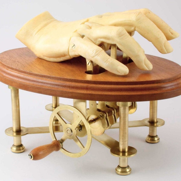 Hand operated automaton sculpture