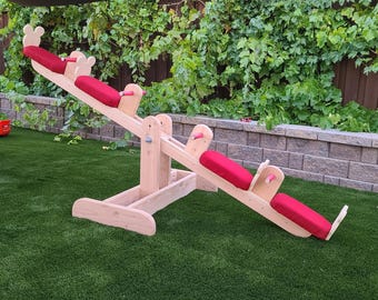 DIY Wooden Seesaw (Teeter Totter) – PDF Woodworking Plan for Kids’ Outdoor Playground Toy – Fun & Sturdy Backyard Build