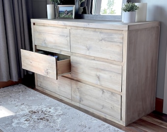 Minimalistisch modern dressoir: zelfgemaakt houtbewerkingsplan (pdf-downloadbaar)