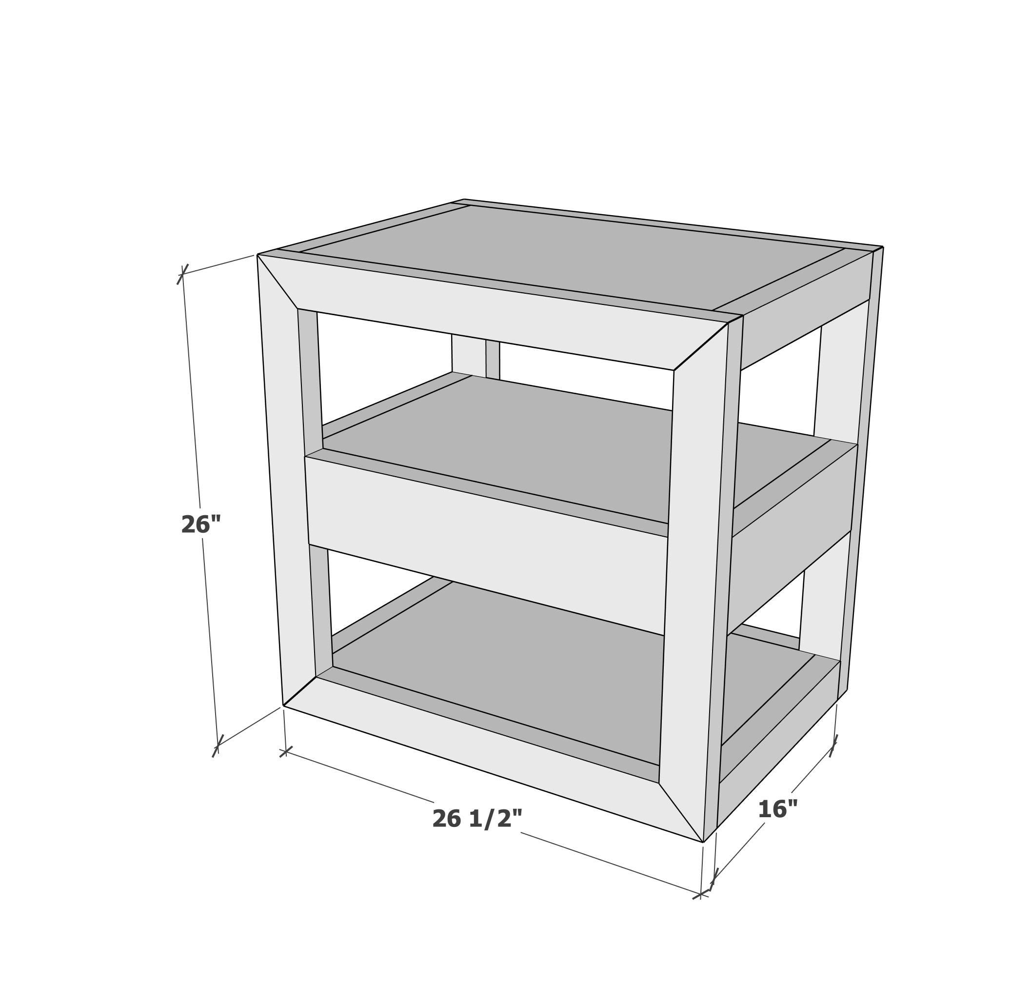 Modern Nightstand PDF Plan: DIY Minimalist Bedside Table With Drawer - Etsy