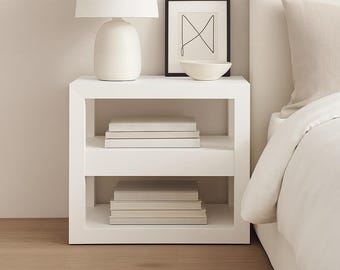 SoBuy Vassoio da letto Mensole per Camerette Comodino Piccolo Portaoggetti sul Comodino Legno