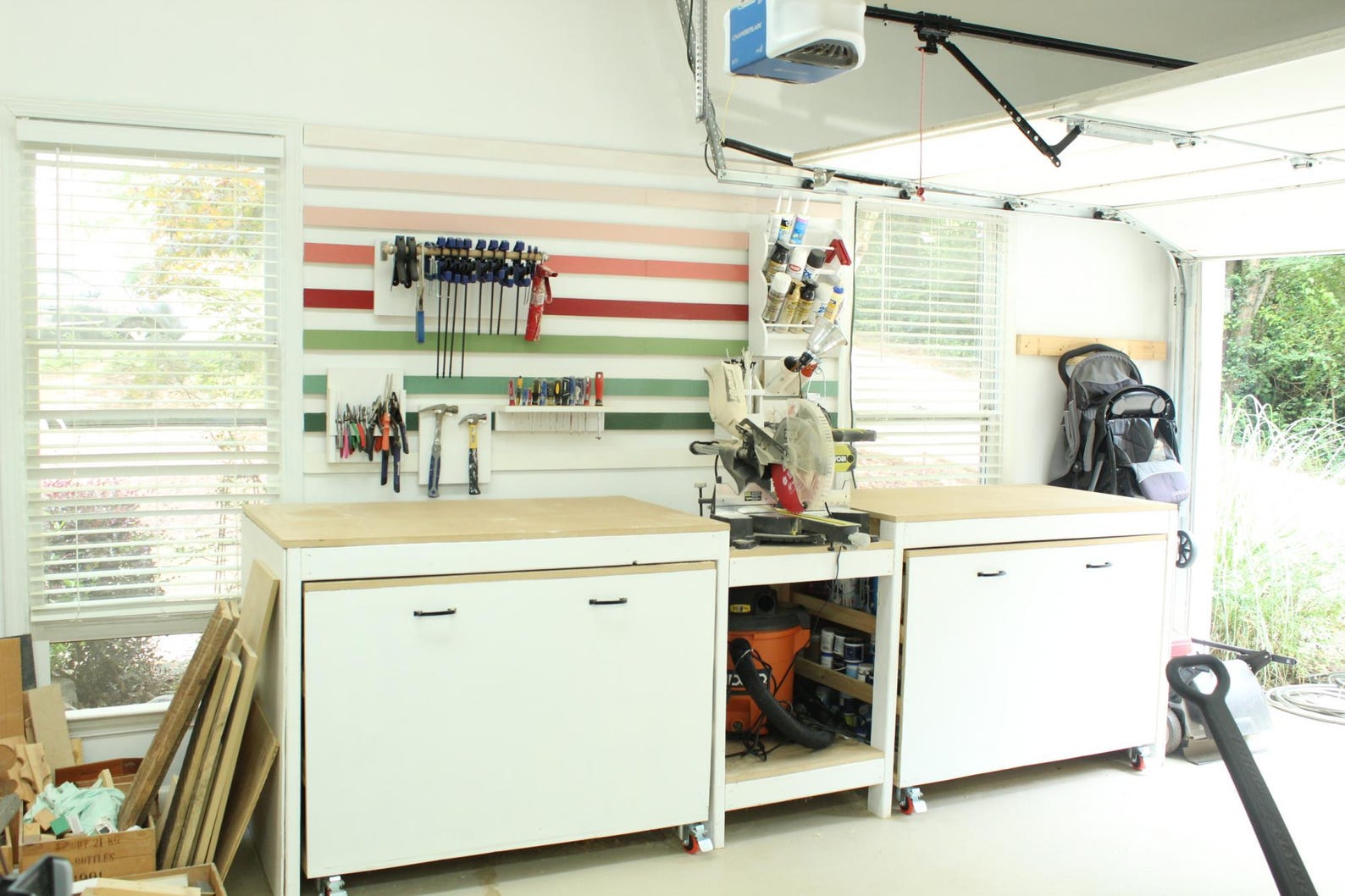 Ultimate Roll Away Workbench With Miter Saw Stand – PDF Woodworking ...